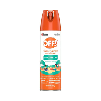 Off! Family Care Smooth & Dry Insect Repellent 4oz (113g)