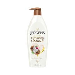 Jergens Hydrating Coconut Body Lotion Moisturizer for Dry Skin 16.8oz (496ml)