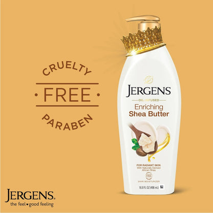 Jergens Moisturizer Shea Butter Hand and Body Lotion 16.8oz (496ml)