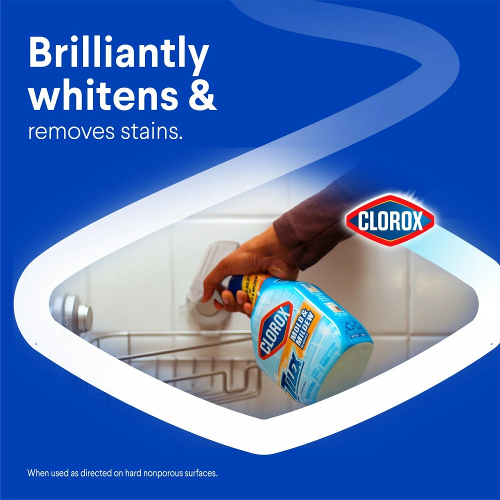 Clorox Plus Tilex Mold and Mildew Remover Bathroom and Shower Cleaner Spray 32oz (946ml)