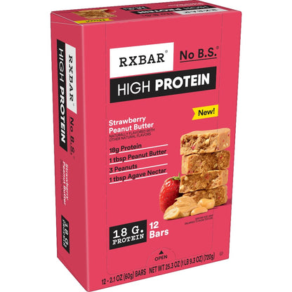 RXBAR High Protein Strawberry Peanut Butter 2.1oz (60g)