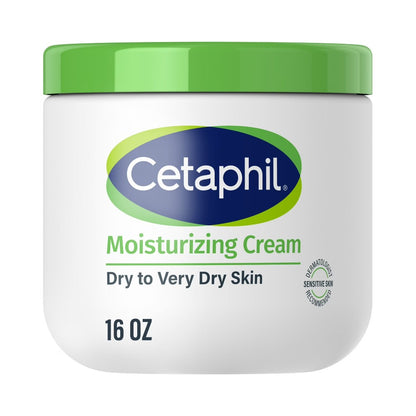 Cetaphil Moisturizing Cream Very Dry/Sensitive Unscented 16oz