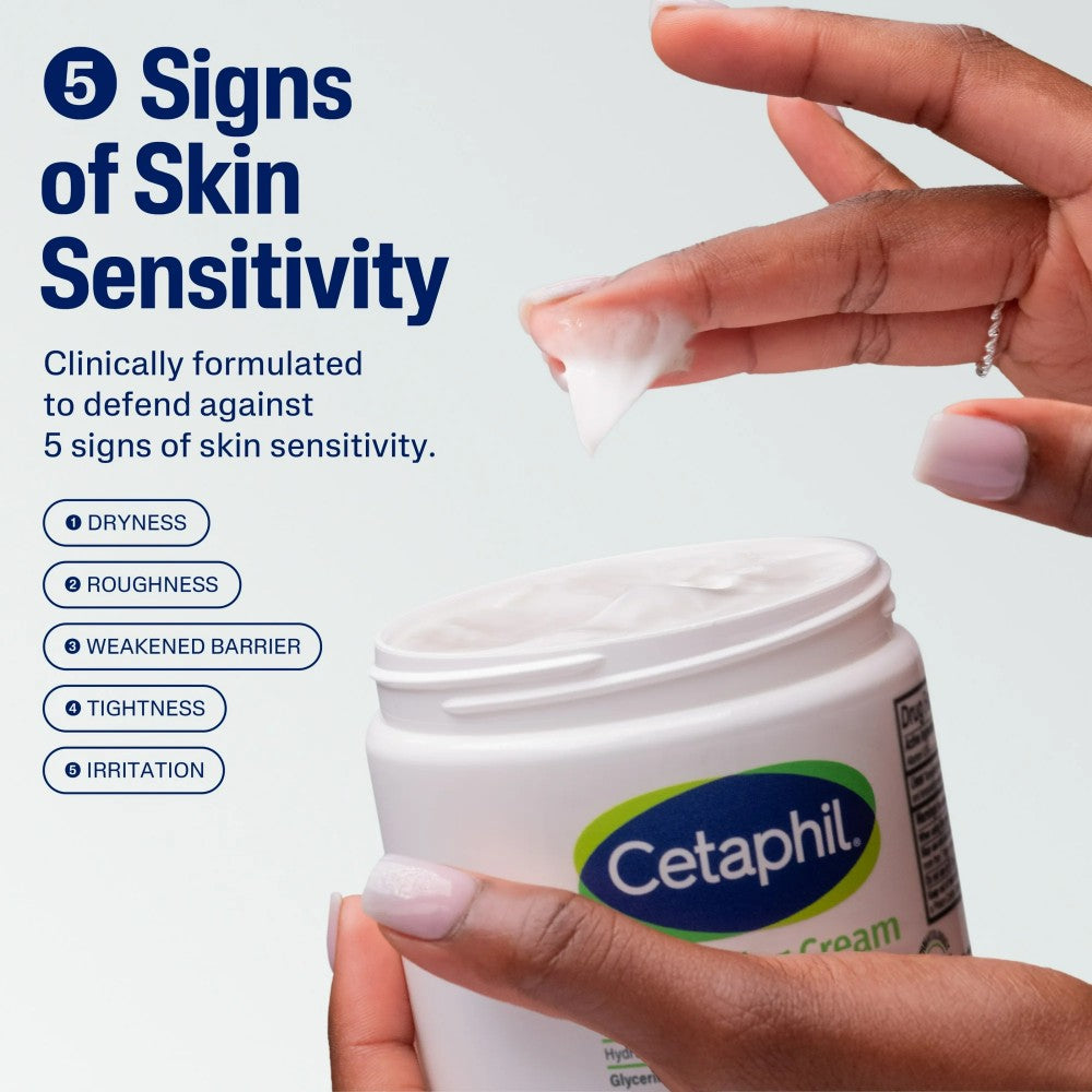 Cetaphil Moisturizing Cream Very Dry/Sensitive Unscented 16oz