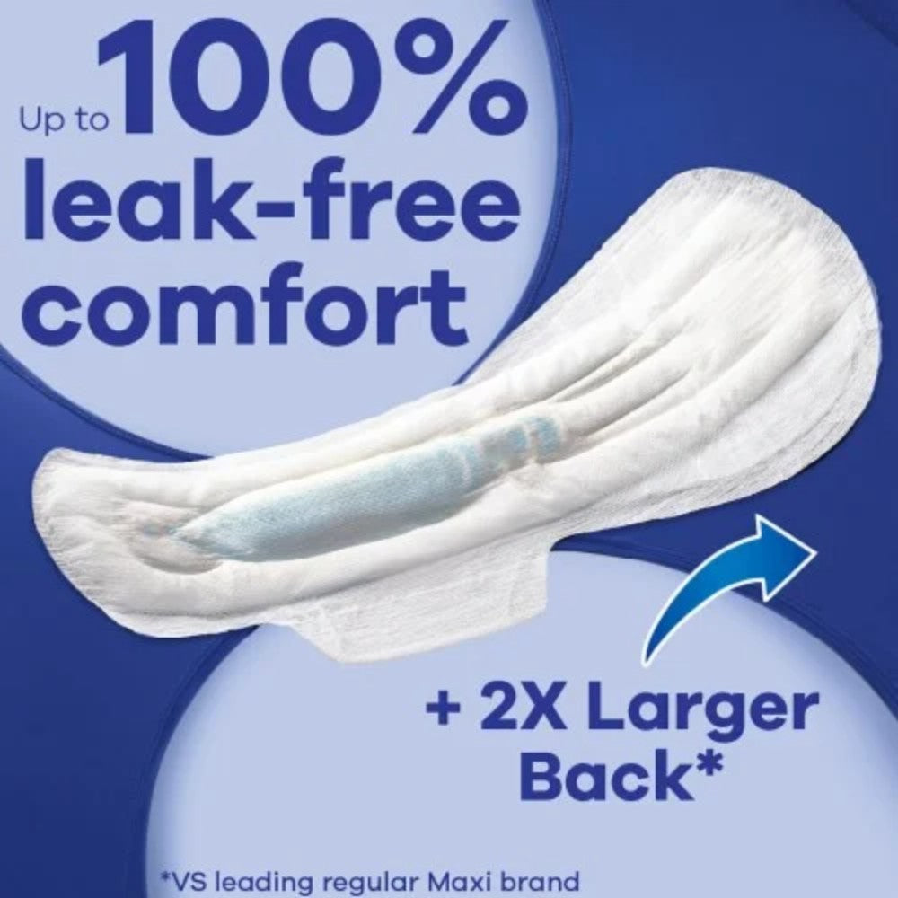Always Extra Heavy Overnight Maxi Pads with Flexi-Wings Sze 5 20's