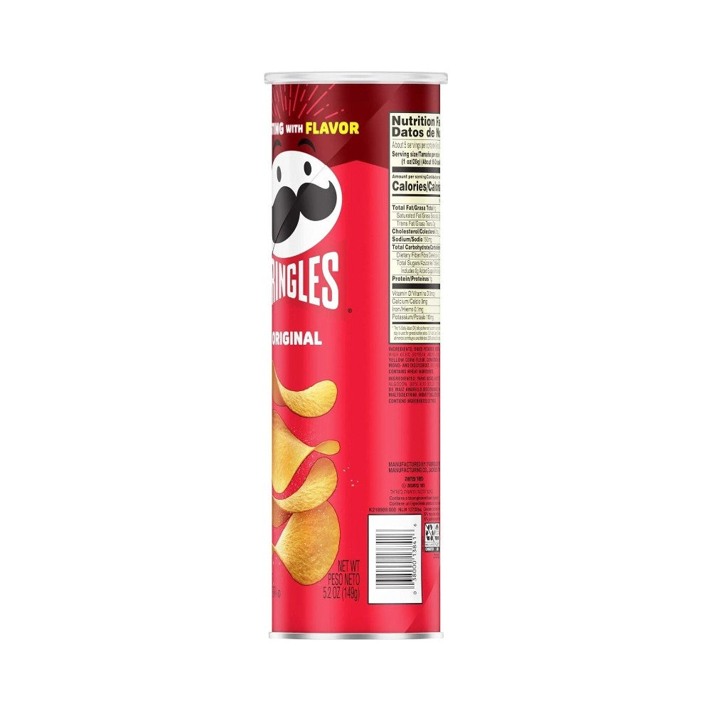 Pringles Original Potato Crisps 5.2oz (149g)