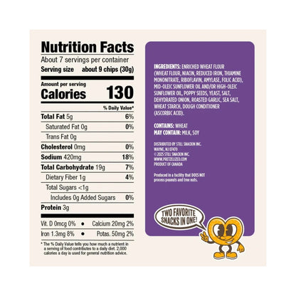 Pretzelized Pretzel Pita Chips Everything 7oz (198g)