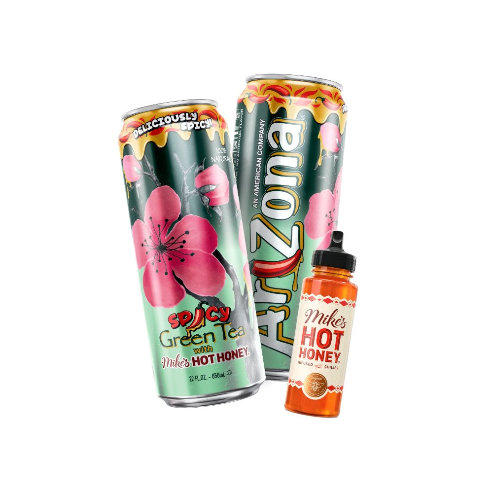 Arizona Spicy Green Tea Mike's Hot Honey 22oz (650ml)