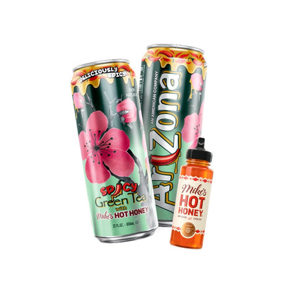 Arizona Spicy Green Tea Mike's Hot Honey 22oz (650ml)