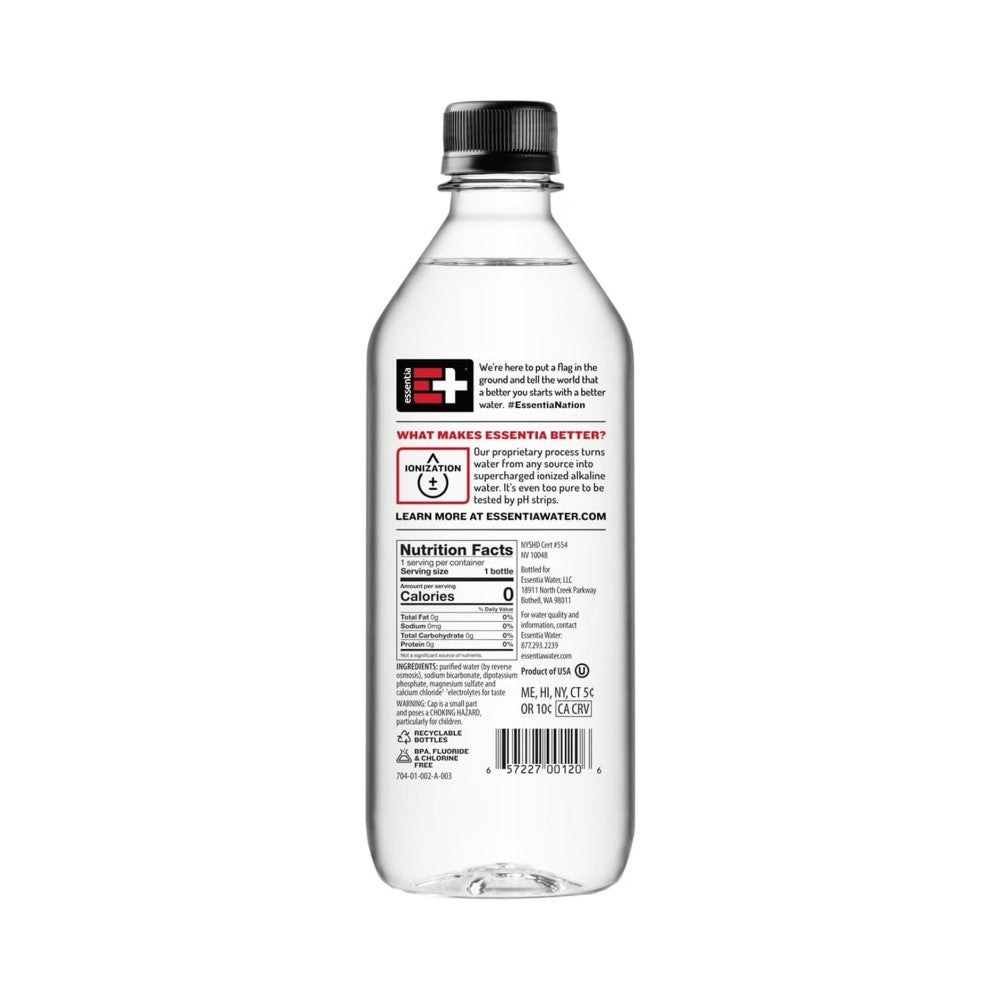 Essentia Ionized Water 20oz (591ml)
