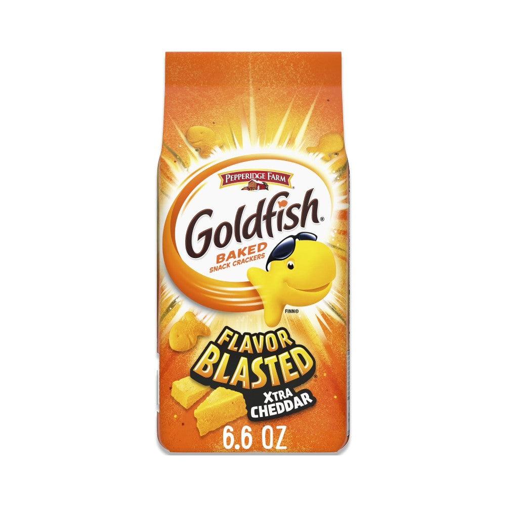 Pep Farm Goldfish Xtra Cheddar Crackers 6.6oz (187g)