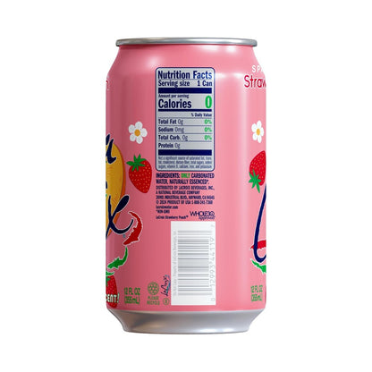 La Croix Sparkling Water Strawberry Peach 355ml
