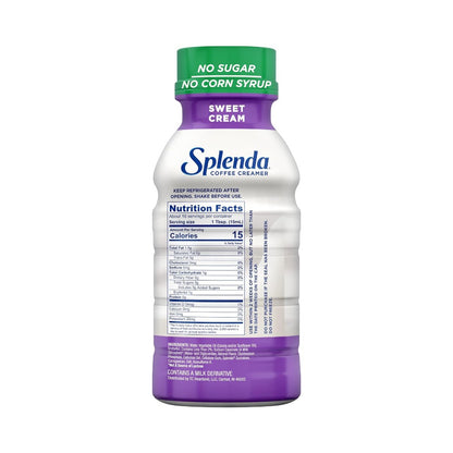 Splenda Coffee Creamer Sweet Cream No Sugar 8oz (237ml)