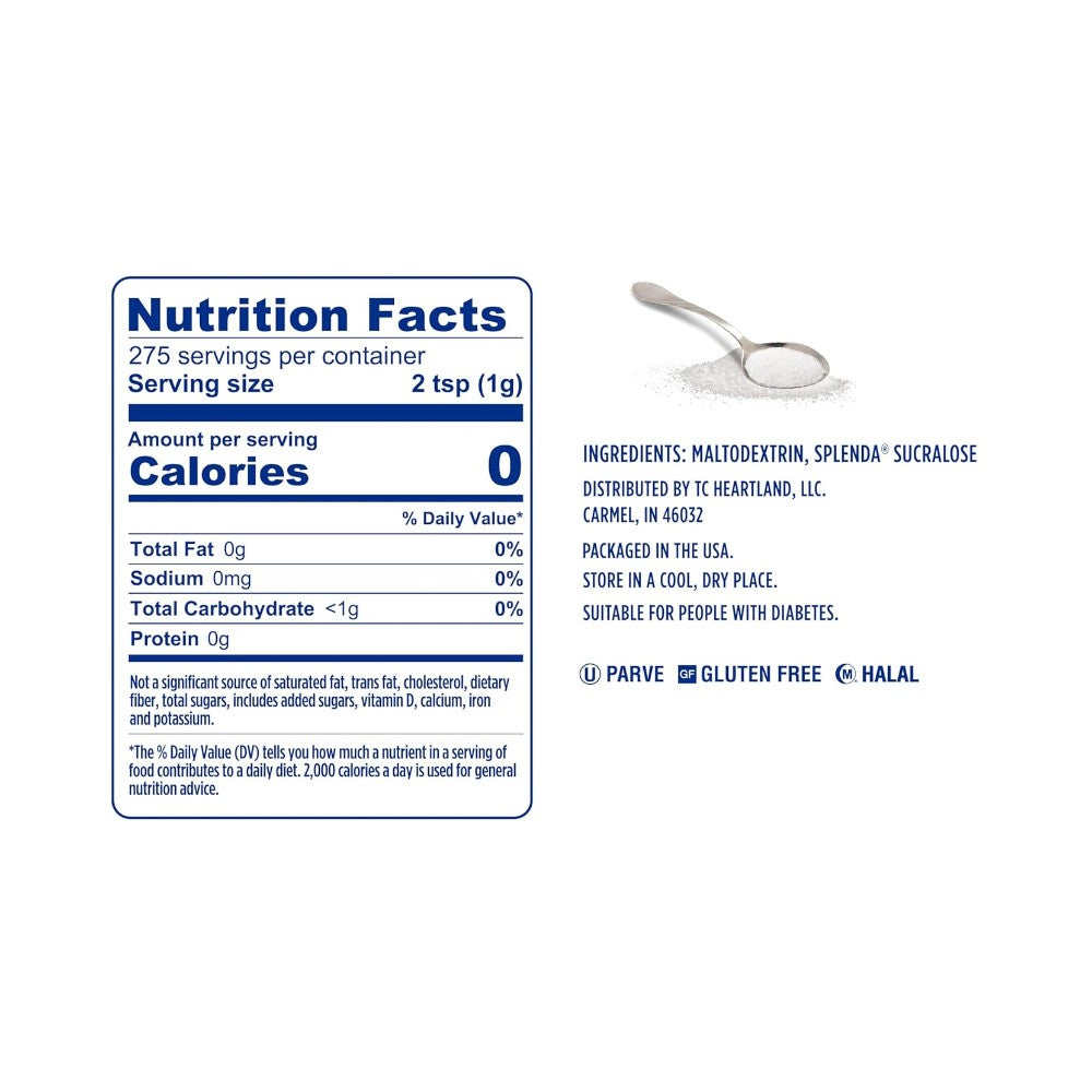 Splenda Granulated Sweetener 9.7oz (275g)