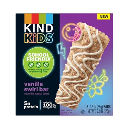 Kind Kids Vanilla Swirl Bar 1.2oz (35g) 5's