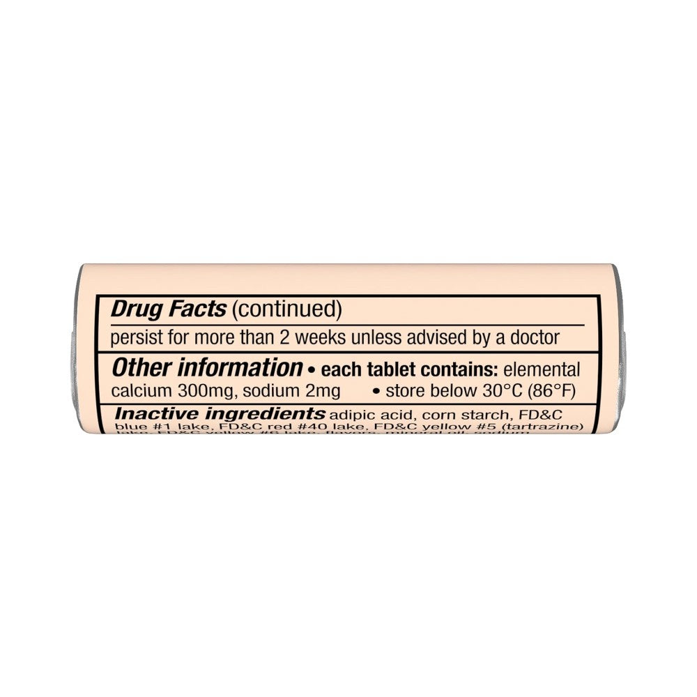 Tums Assorted Fruits Roll 8 Chewable Tablets