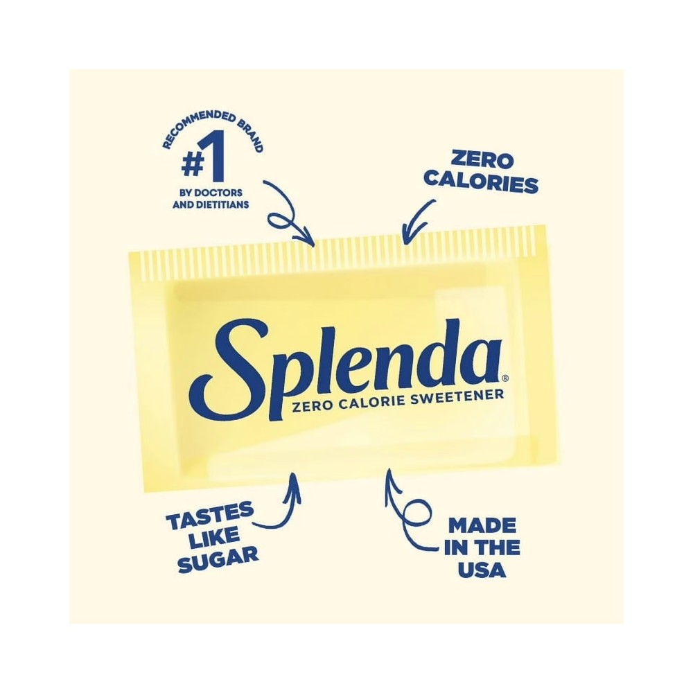 Splenda Zero Calorie Sweetener Box 2000 Sachets