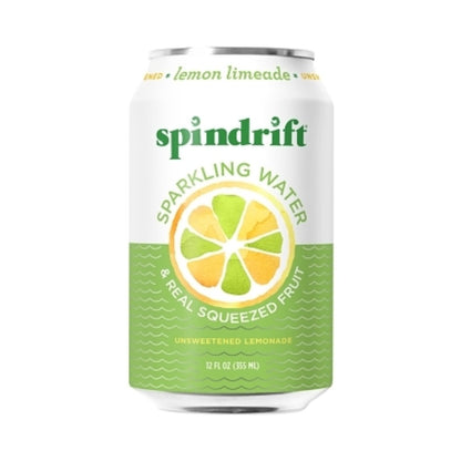 Spindrift Lemon Lime Flavoured Sparkling Water 12oz (355ml)