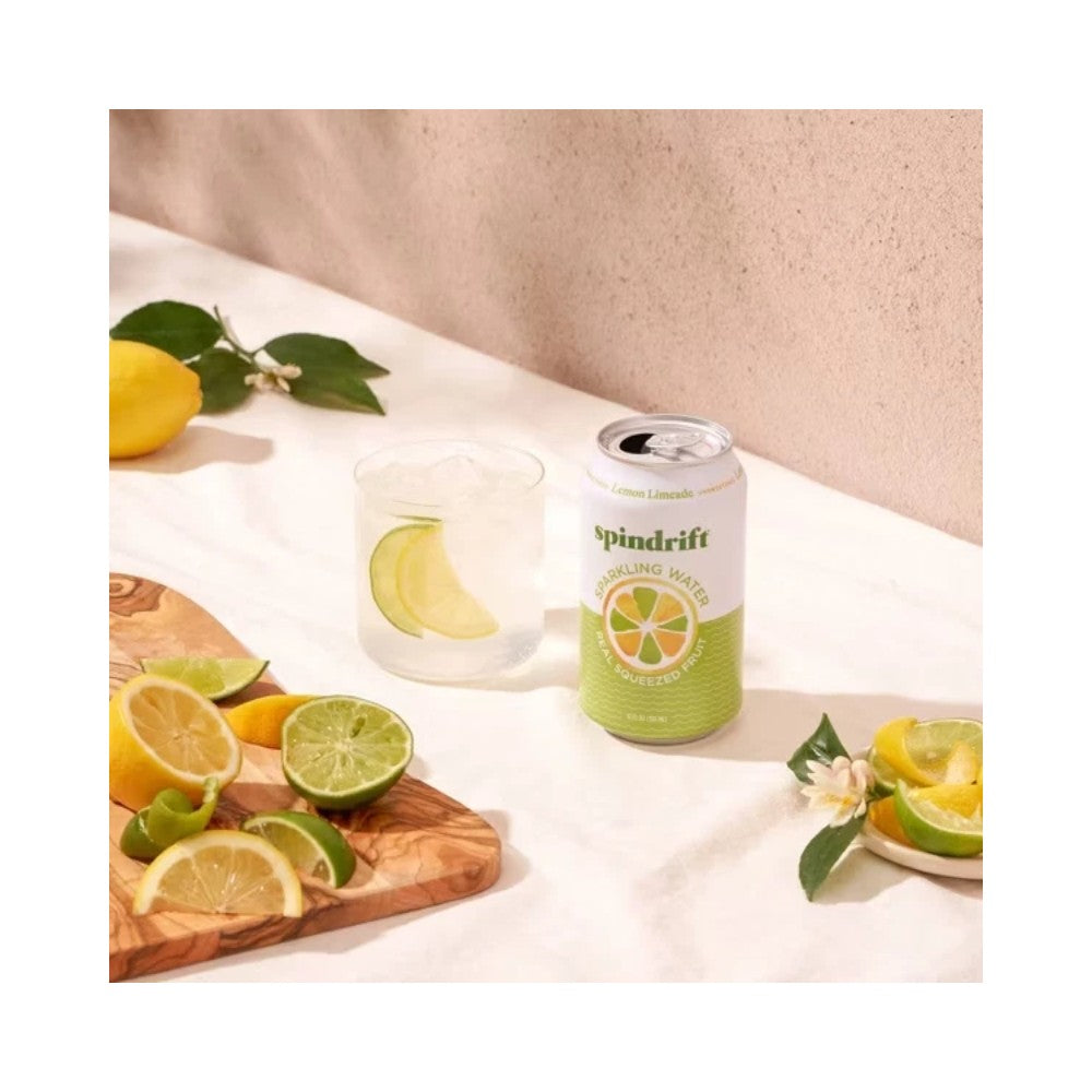 Spindrift Lemon Lime Flavoured Sparkling Water 12oz (355ml)