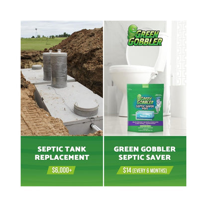 Green Gobbler Septic Saver (6 Count)