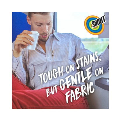 Shout Wipe & Go, Laundry Instant Stain Remover, 12 Wipes