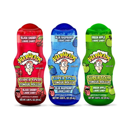 Warheads Super Sour Tongue Roller 0.85oz (25ml) Case of 12