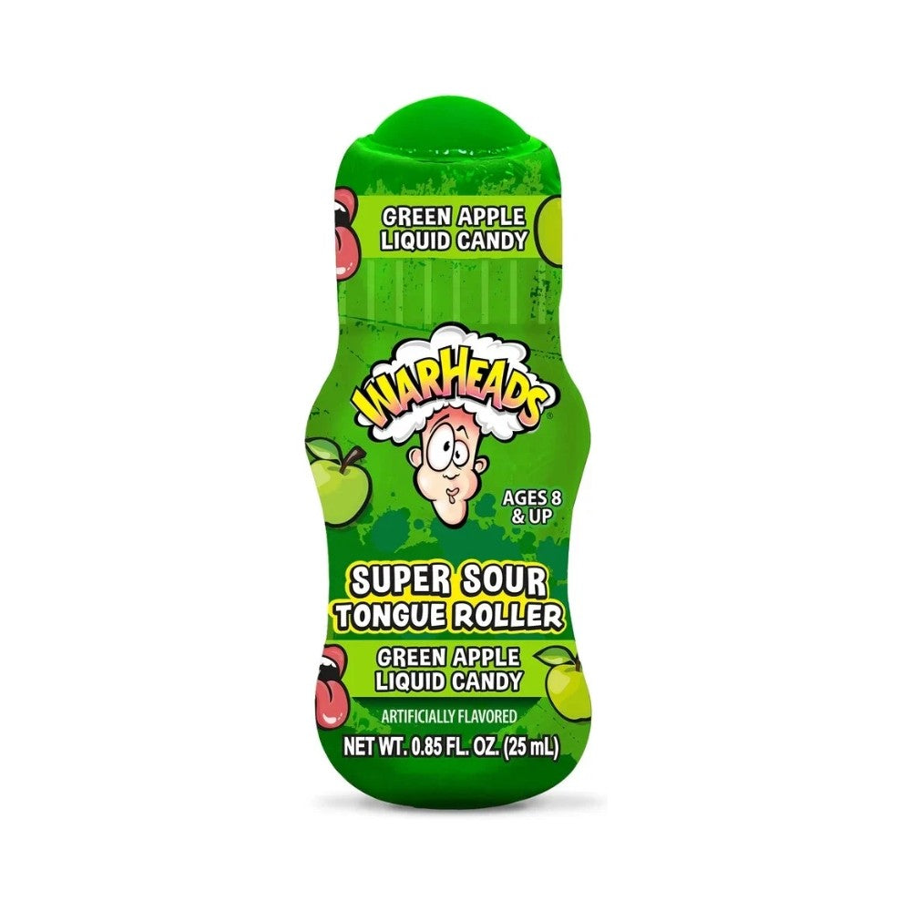 Warheads Super Sour Tongue Roller 0.85oz (25ml) Case of 12