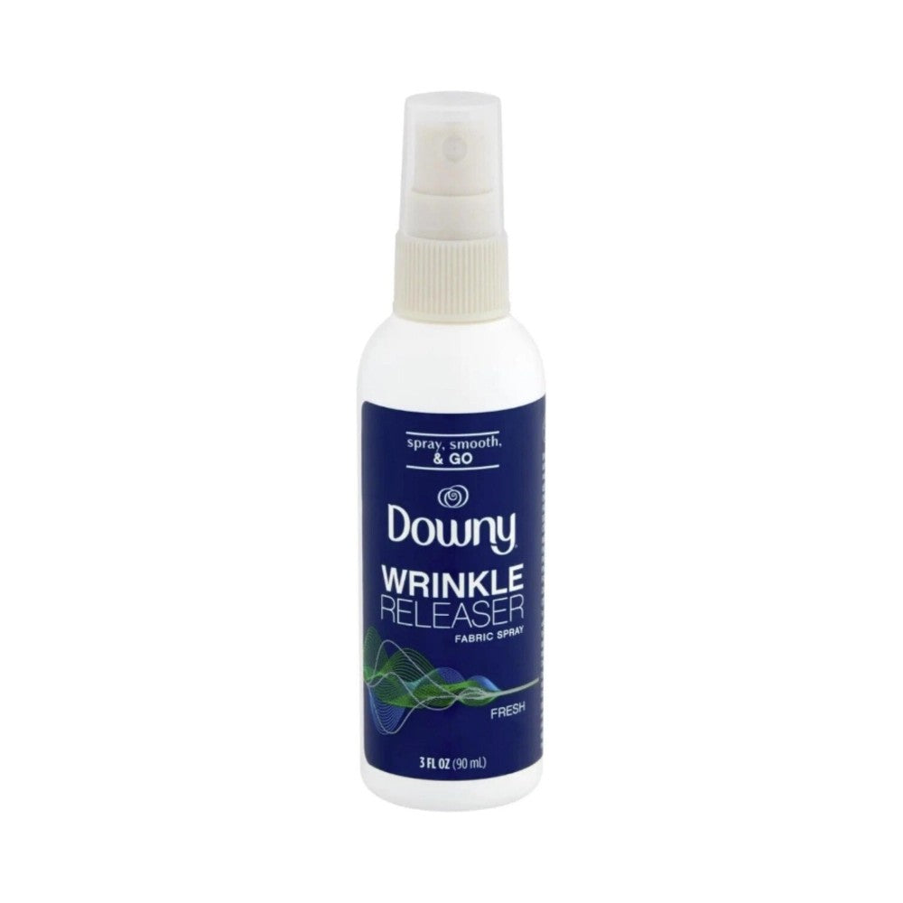 Downy Wrinkle Releaser and Refresher Fabric Spray Fresh Scent I Travel Size 3oz (90ml)