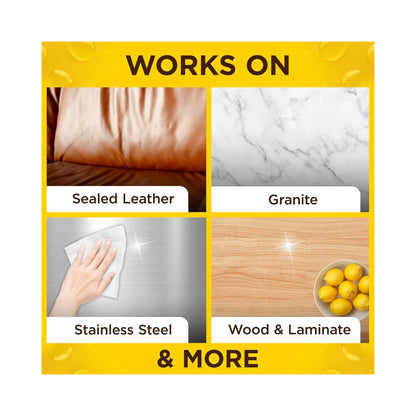 Pledge Expert Care Wood Wipes Lemon Scented 24's
