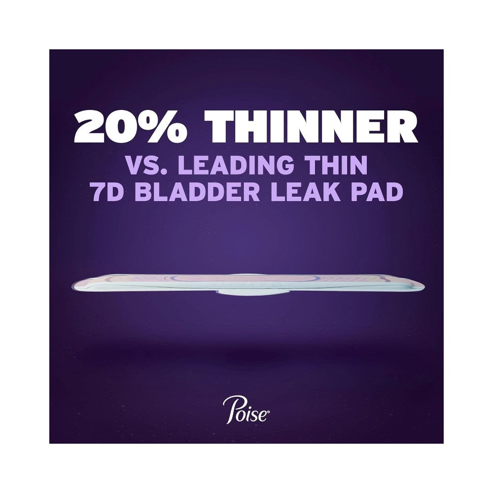 Poise Ultra-Thin with Wings Long Overnight Pad 20's