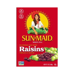 Sunmaid California Sun Dried Raisins Box 12oz (340g)