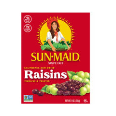 Sunmaid California Sun Dried Raisins Box 9oz (255g)