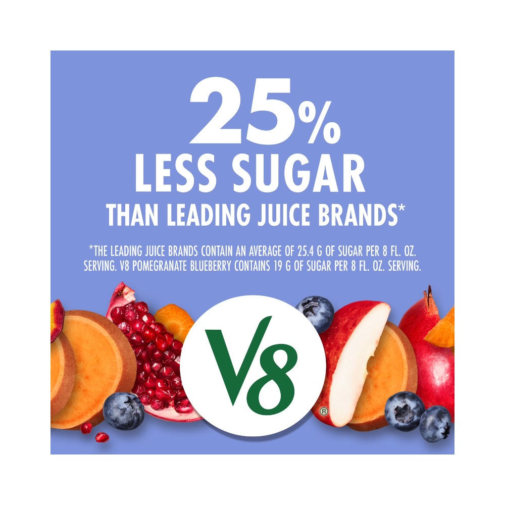 V8 Vegetable Juice Pomegranate Blueberry 46oz (1.36L)