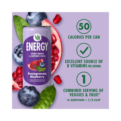V8 Energy Pomegranate Blueberry 8oz (237ml)