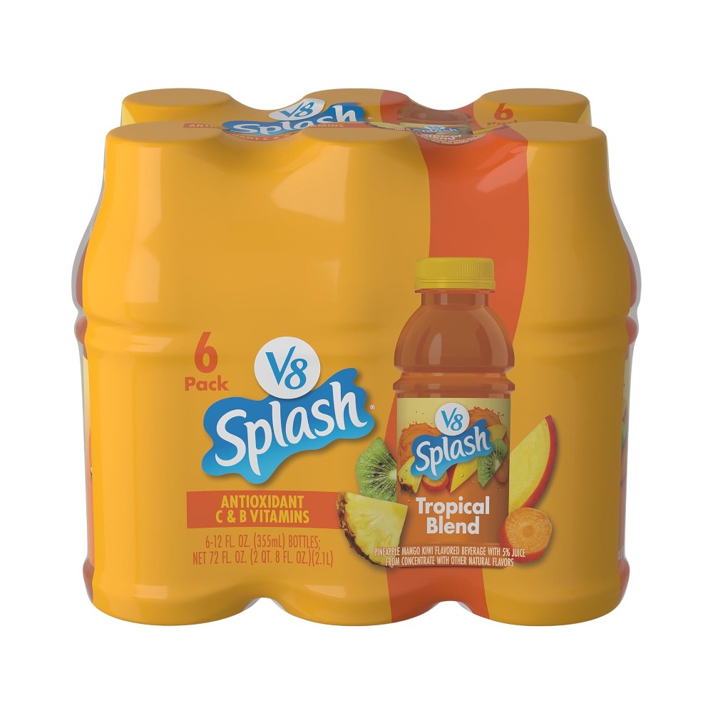 V8 Splash Tropical Blend 12oz (355ml) - Pack of 6