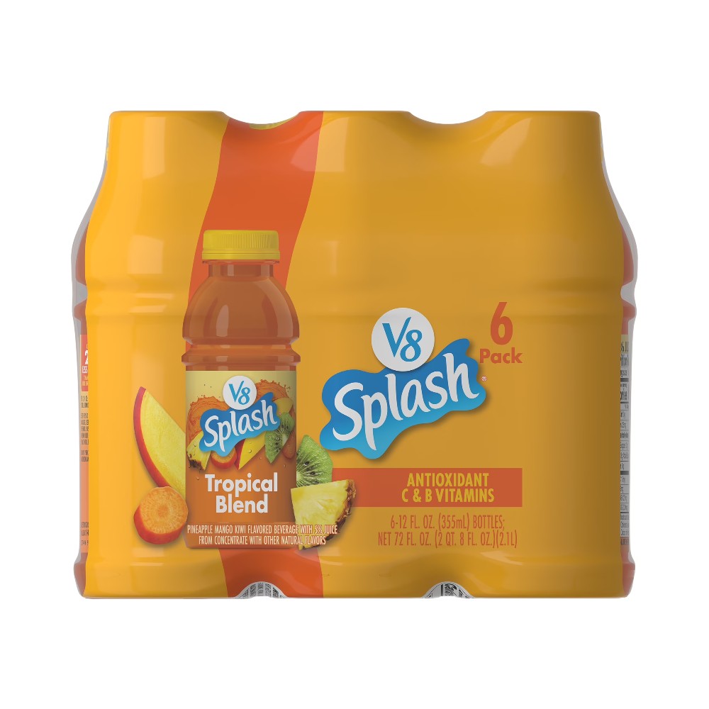 V8 Splash Tropical Blend 12oz (355ml) - Pack of 6