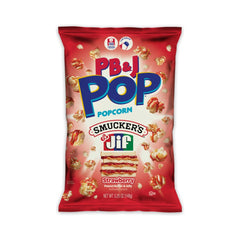 PB&J Pop Popcorn Strawberry Peanut Butter & Jelly Smucker's & Jif 5.25oz (149g)