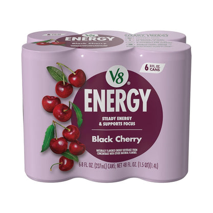 V8 Energy Black Cherry 8oz (237ml)