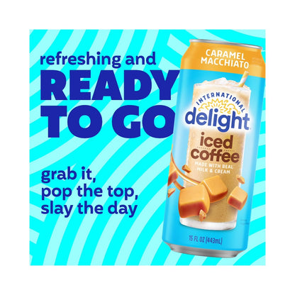 International Delight Iced Coffee Caramel Macchiato 15oz (443ml)