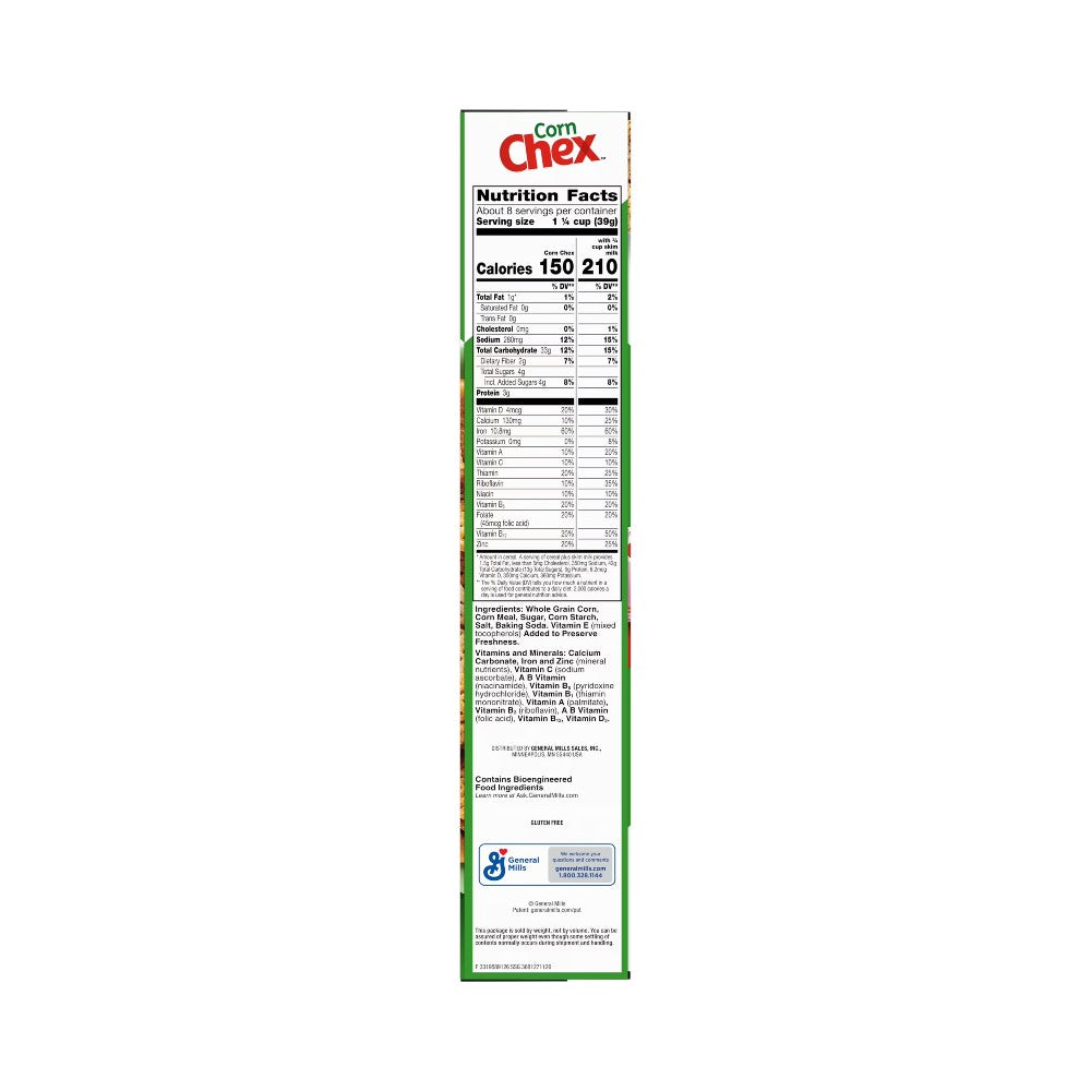 General Mills Corn Chex Cereal 12oz (340g)