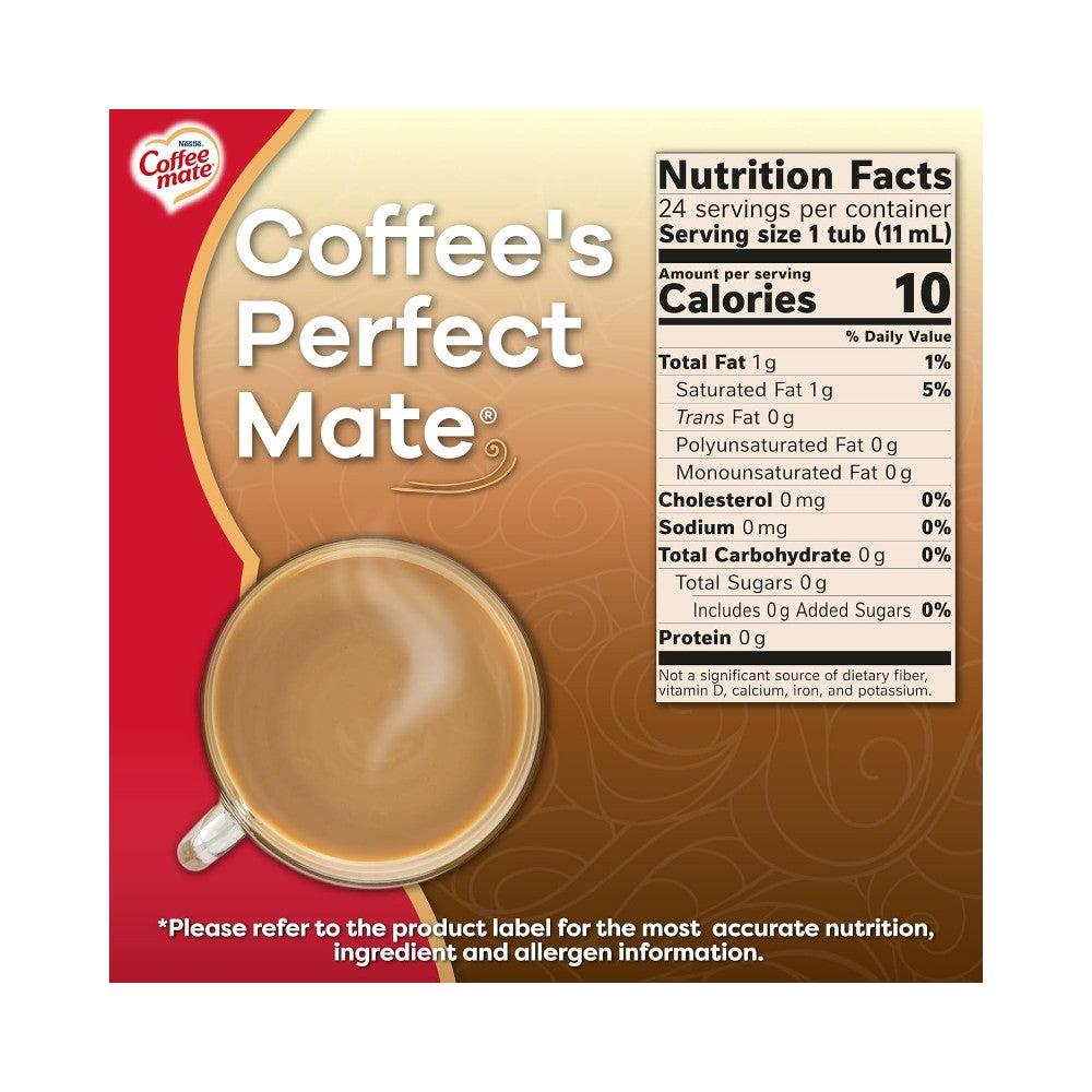 Nestle Coffee Mate Original Creamer 0.375oz (11ml)x 24 Pods