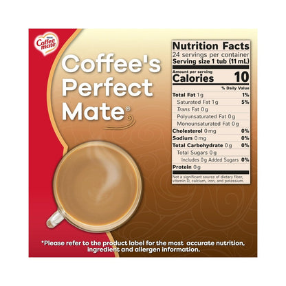 Nestle Coffee Mate Original Creamer 0.375oz (11ml)x 24 Pods