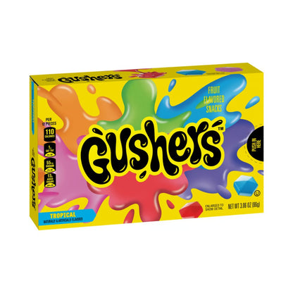 Gushers Tropical Fruit Flavoured Sweets Theater Box 3.06oz (86g)