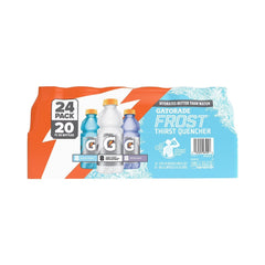Gatorade Frost Variety Pack Glacier Cherry, Glacier Freeze, and Riptide Rush - 8 of each (24 Total) 20oz Bottles