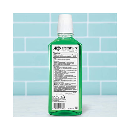 ACT Mouthwash Restoring Mint Burst 18oz (532ml)