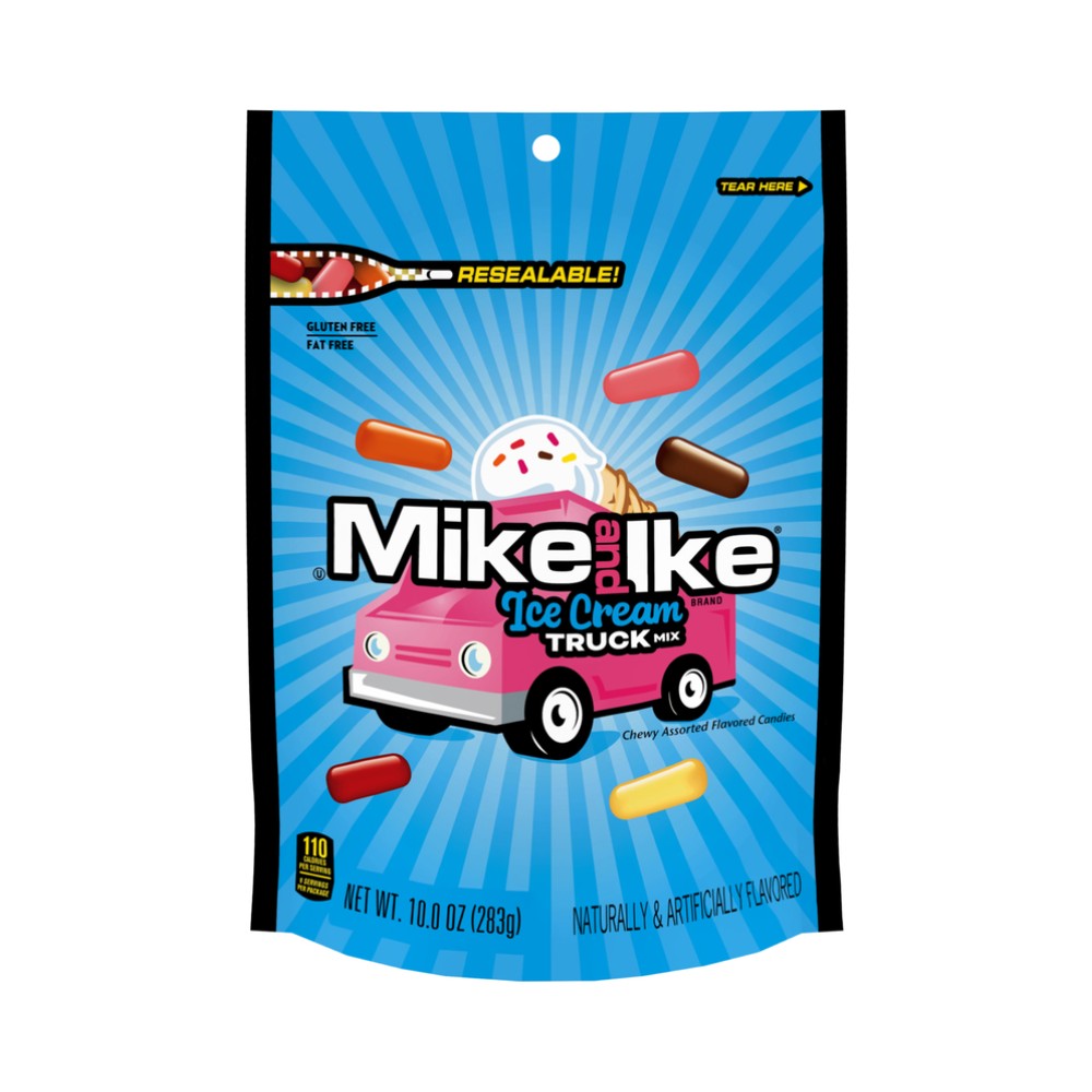 Mike & Ike Stand Up Bag Ice Cream Truck 10oz (283g)
