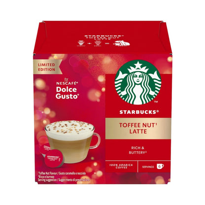 Starbucks Dolce Gusto Toffee Nut Latte Pods 12's 187g