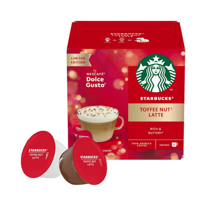 Starbucks Dolce Gusto Toffee Nut Latte Pods 12's 187g