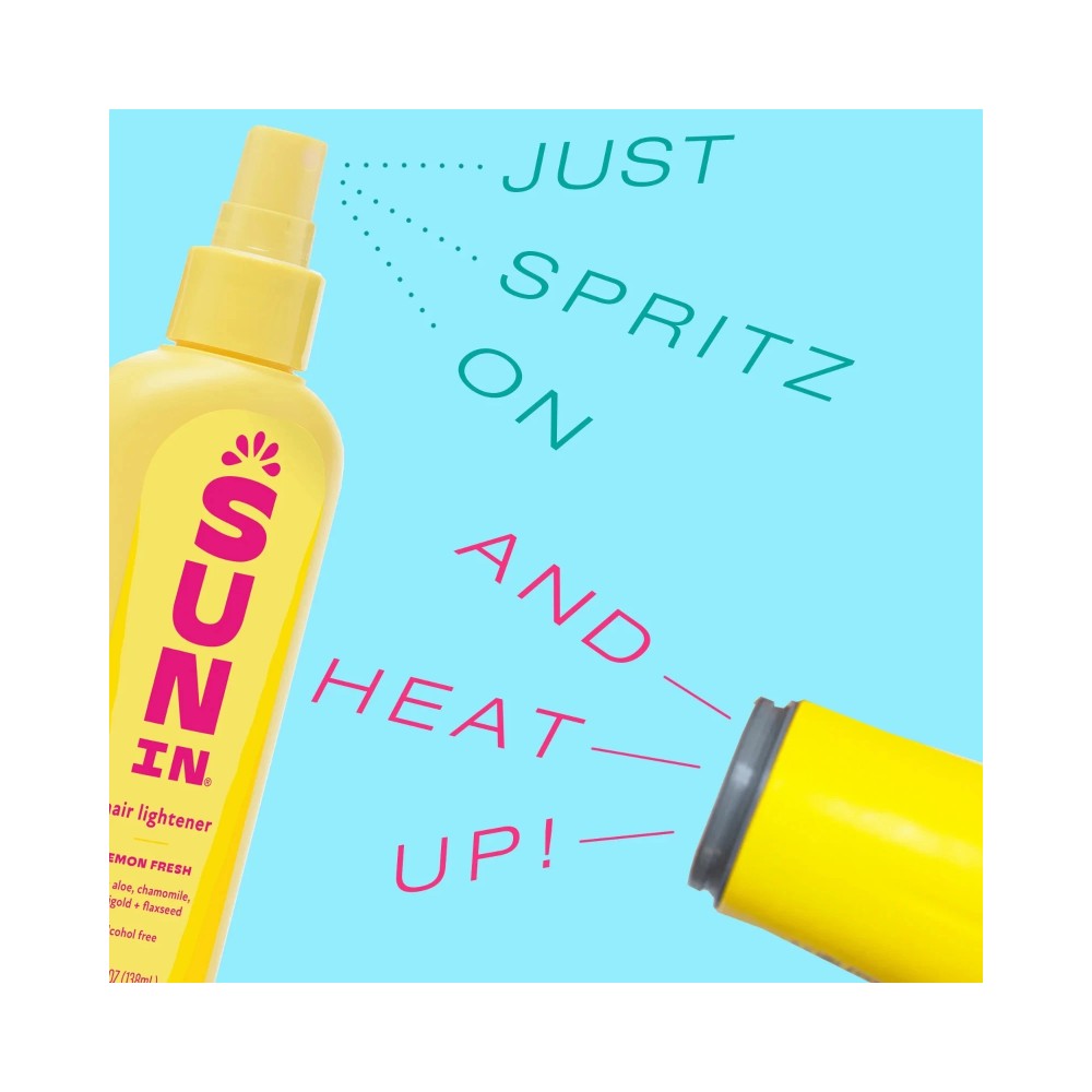 SUN IN Hair Lightener Lemon Fresh Spray 4.7oz (138ml)