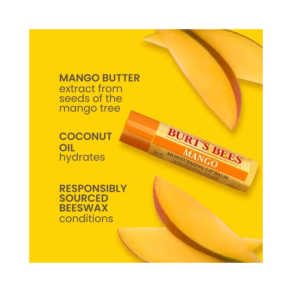 Burt's Bees Superfruit Moisturizing Lip Balm 4x0.15oz (4.25g)