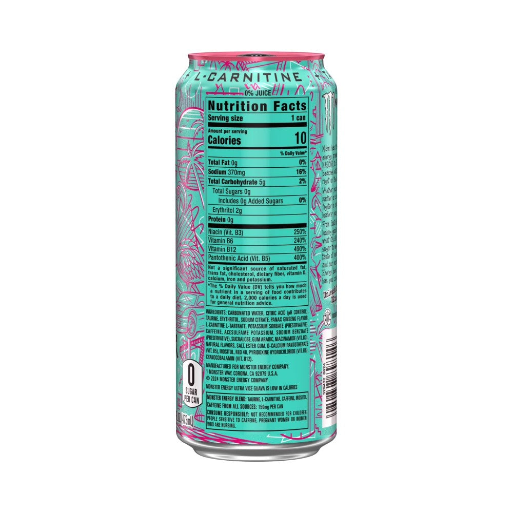 Monster Ultra Vice Guava 16oz (473ml)